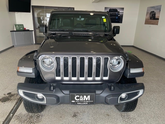 Used 2019 Jeep Wrangler Unlimited Sahara with VIN 1C4HJXEG3KW620906 for sale in Hallock, Minnesota