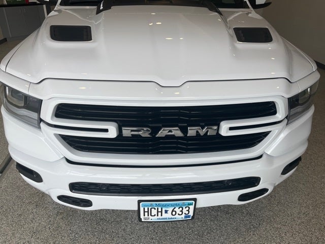 Used 2021 RAM Ram 1500 Pickup Laramie with VIN 1C6SRFJT7MN786521 for sale in Hallock, Minnesota